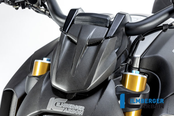 Kryt přístrojového panelu z karbonu matný na motocykly DUCATI Diavel 1260 od 2019