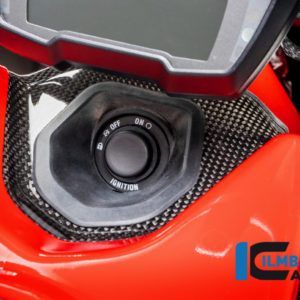 Kryt spínací skříňky z karbonu lesklý na motocykly DUCATI Diavel 1260 od 2019