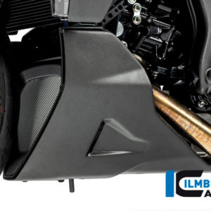 Spoiler motoru levý z karbonu matný na motocykly DUCATI Diavel 1260 od 2019