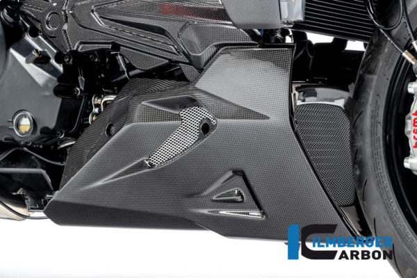 Spoiler motoru pravý z karbonu lesklý na motocykly DUCATI Diavel 1260 od 2019