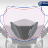 Čelní sklo Wunderlich MARATHON na motorky BMW K 1600 B+Grand America+GT+GTL
