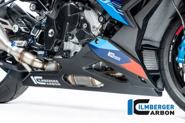 Dlouhý karbonový spoiler motoru pro motocykly BMW S 1000 R od 2021 a BMW M 1000 R od 2023