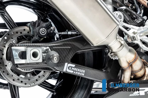 Kryt kyvné vidlice pravý z karbonu na BMW S 1000 R od 2021/M 1000 R od 2023