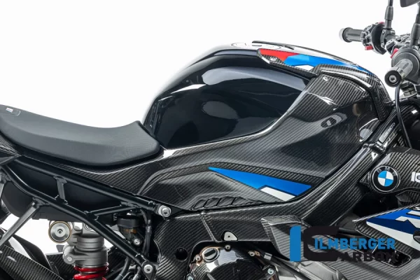 Kryt nádrže boční pravý z karbonu včetně krycí vložky na BMW S 1000 R od 2021/M 1000 R od 2023