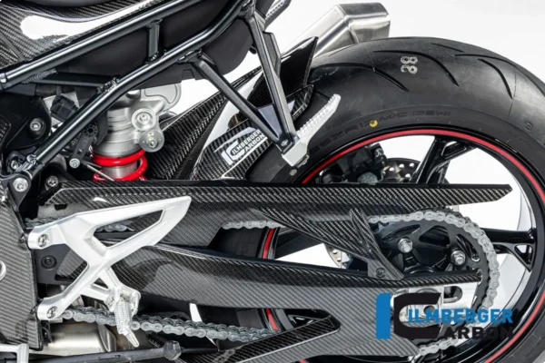 Blatník zadní s krytem řetězu z karbonu na BMW S 1000 R od 2021/M 1000 R od 2023