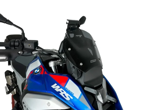 WRS Plexi štít Sport na motorku BMW R 1300 GS od 2023 / Adventure s radarem tmavě kouřový