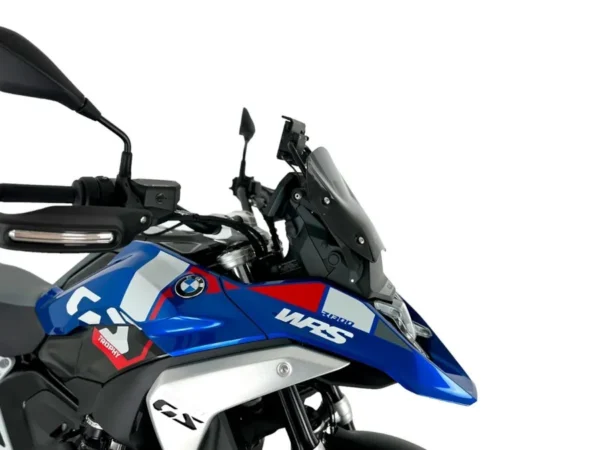 WRS Plexi štít Sport na motorku BMW R 1300 GS od 2023 / Adventure s radarem tmavě kouřový