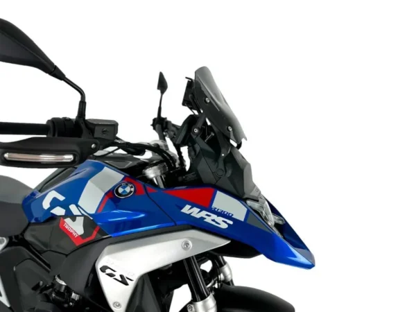 WRS Plexi štít Sport na motorku BMW R 1300 GS od 2023 / Adventure s radarem tmavě kouřový