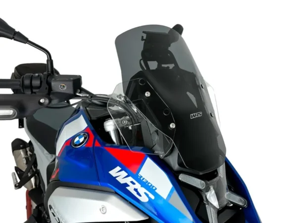 WRS Plexi štít Standard na motorku BMW R 1300 GS od 2023 / Adventure bez radaru tmavě kouřový