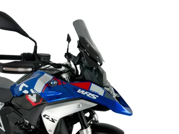 WRS Plexi štít Standard na motorku BMW R 1300 GS od 2023 / Adventure s radarem tmavě kouřový