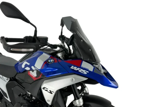 WRS Plexi štít Touring Plus na motorku BMW R 1300 GS od 2023 / Adventure bez radaru tmavě kouřový