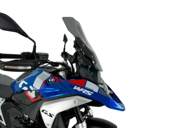 WRS Plexi štít Touring na motorku BMW R 1300 GS od 2023 / Adventure bez radaru tmavě kouřový