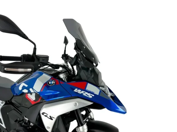 WRS Plexi štít Touring na motorku BMW R 1300 GS od 2023 / Adventure s radarem tmavě kouřový