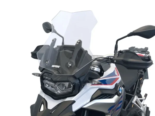 WRS Plexi štít Caponord na motorku BMW F 850 GS od 2018, F 800 od 2024, F 900 Adventure od 2024 čirý