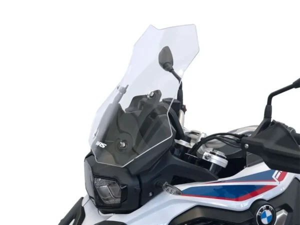 WRS Plexi štít Caponord na motorku BMW F 850 GS od 2018, F 800 od 2024, F 900 Adventure od 2024 čirý