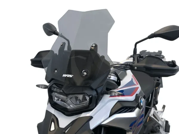 WRS Plexi štít Caponord na motorku BMW F 850 GS od 2018, F 800 od 2024, F 900 Adventure od 2024 kouřový