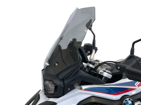 WRS Plexi štít Caponord na motorku BMW F 850 GS od 2018, F 800 od 2024, F 900 Adventure od 2024 tmavě kouřový