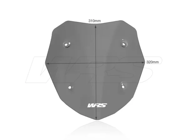 WRS Plexi štít Sport na motorku BMW F 900 XR od 2020 tmavě kouřový