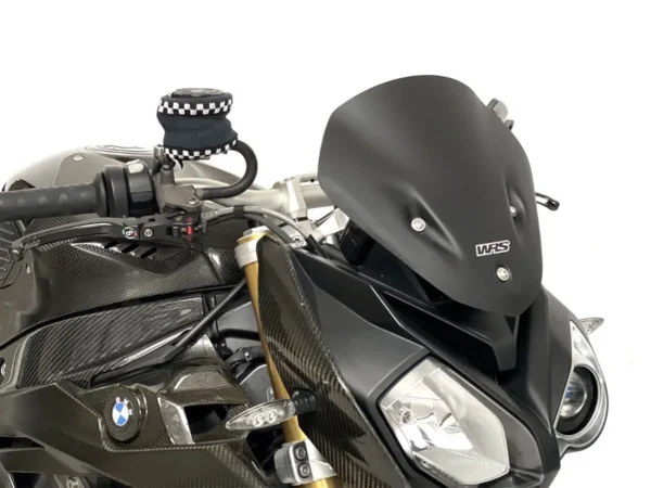 WRS Plexi štít Sport na motorku BMW S 1000 R 2014-20 černý matný