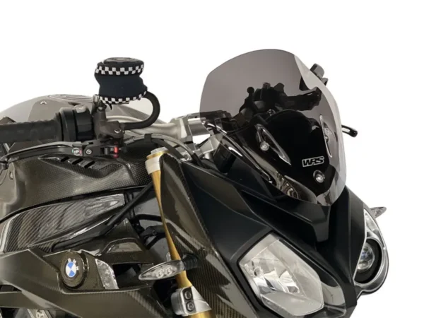 WRS Plexi štít Sport na motorku BMW S 1000 R 2014-20 tmavě kouřový