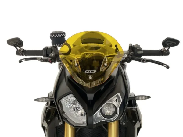 WRS Plexi štít Sport na motorku BMW S 1000 R 2014-20 žlutý