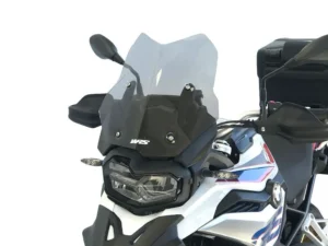 WRS Plexi štít Touring na motorku BMW F 850 GS od 2018, F 800 od 2024, F 900 Adventure od 2024 kouřový